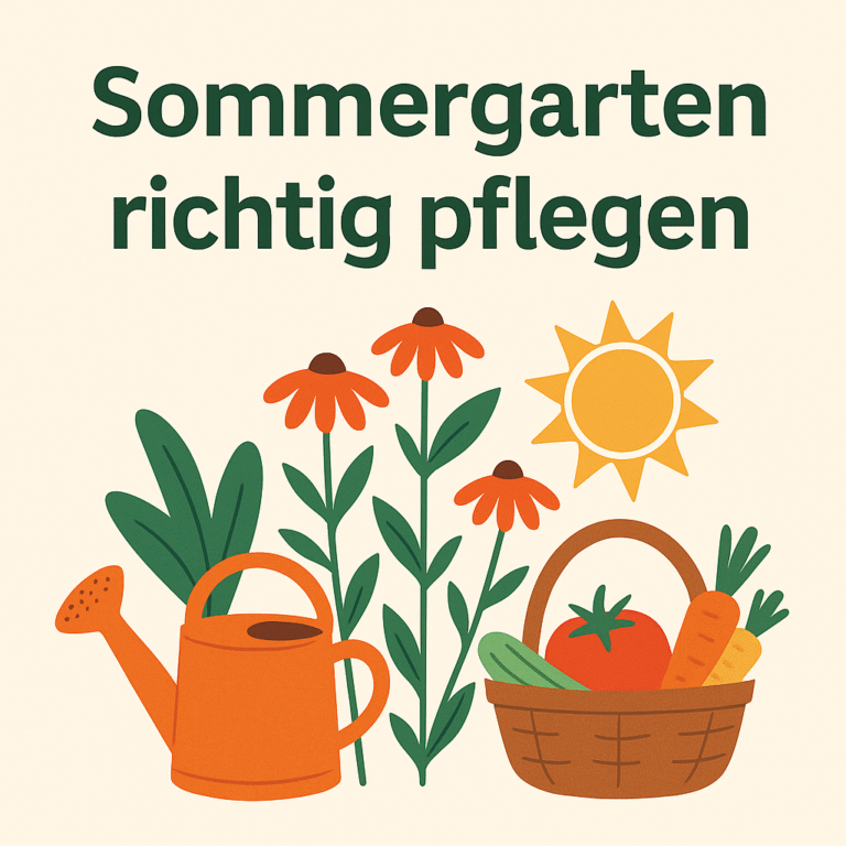 🌞 Sommergarten richtig pflegen – Dein umfassender Leitfaden für gesunde Pflanzen und volle Beete
